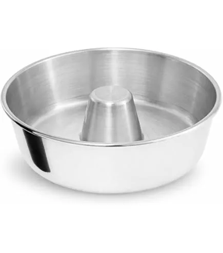 Forma 26 Assadeira Bolo Pudim Redonda com Tubo em Alumínio (Ideal Para Forno e Air fryer)